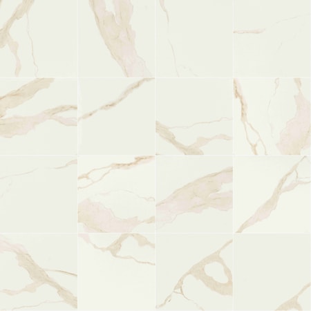 Msi Eden Calacatta 32 x 32 Polished Porcelain Floor and Wall Tile, 3PK ZOR-PT-0713